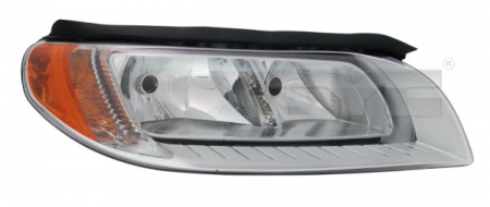 Faruri - Far dreapta (H7/H9, electric, cu motoras, fundal cromat) VOLVO S80 II, V70 III, XC70 II