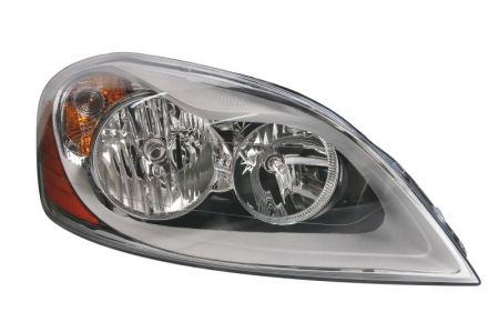 Iluminat auto - Far dreapta (H7/H9, electric, cu motoras, fundal cromat) VOLVO XC60 2008-2013