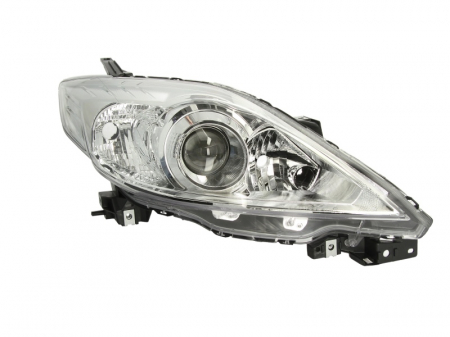 Iluminat auto - Far dreapta (H7/HB3, electric, cu motoras, fundal cromat) MAZDA 5