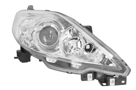 Iluminat auto - Far dreapta (H7/HB3, electric, cu motoras, fundal cromat) MAZDA 5 2004-2010