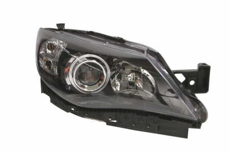 Far Dreapta (H7/HB3, electric, fara motoras, culoare insert: gri, culoare semnalizator: galben) potrivit SUBARU IMPREZA [0]