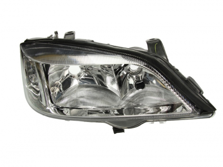 Iluminat auto - Far dreapta (H7/HB3, electric, fundal argintiu) OPEL ASTRA 1998-2009