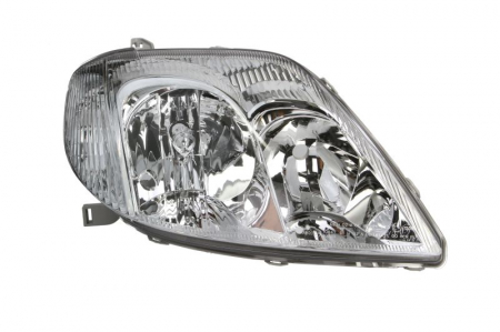 Far Dreapta (H7/HB3/PY21W/W5W, electric, fara motoras, salon, culoare interior: cromat, culoare semnalizator: alb) potrivit TOYOTA COROLLA -07.07 [0]