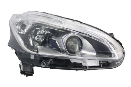 Far dreapta H7/LED/PY21W, electric, cu motor, culoare interior negru, culoare semnalizator: transparent potrivit PEUGEOT 208, 208 I -06.15 [0]