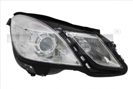 Far stanga (H7, reglaj electric, cu motoras, fundal cromat) MERCEDES Clasa E (W212)
