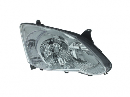 Iluminat auto - Far dreapta (H7, reglaj electric, cu motoras, fundal cromat) TOYOTA COROLLA