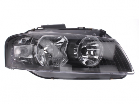 Far dreapta (H7, reglaj electric, cu motoras, fundal negru) AUDI A3 Iluminat auto - Far dreapta (H7, reglaj electric, cu motoras, fundal negru) AUDI A3