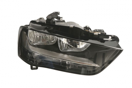 Far dreapta (H7, reglaj electric, cu motoras, fundal negru) AUDI A4 2011-2016 Iluminat auto - Far dreapta (H7, reglaj electric, cu motoras, fundal negru) AUDI A4 2011-2016