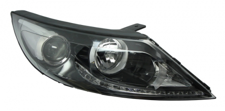 Far dreapta (H7, reglaj electric, cu motoras, fundal negru) KIA SPORTAGE [0]