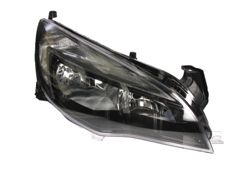 Far dreapta (H7, reglaj electric, cu motoras, fundal negru) OPEL ASTRA 2009-2012 [0]