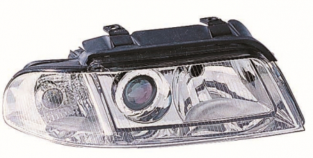 Far dreapta (H7, reglaj electric, fundal cromat) AUDI A4 1998-2001 Iluminat auto - Far dreapta (H7, reglaj electric, fundal cromat) AUDI A4 1998-2001