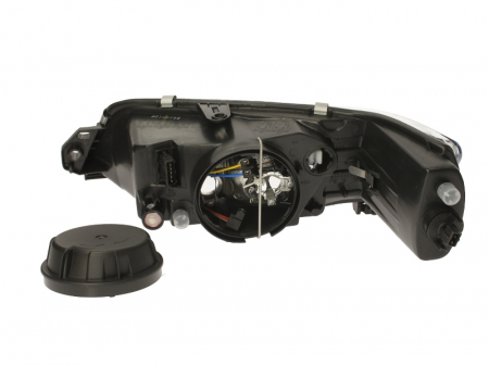 Far dreapta (H7, reglaj electric, fundal negru/insertii crom) PEUGEOT 306 1993-2002 [1]