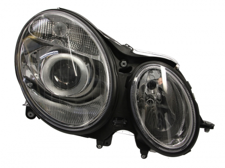 Iluminat auto - Far dreapta (H7, reglaj electric, fundal negru) MERCEDES Clasa E T-MODEL (S211), E (W211)