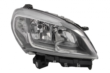 Far Dreapta (H7/W21W/WY21W, electric, cu motor, culoare insert: cromat) potrivit FIAT DOBLO CARGO [0]