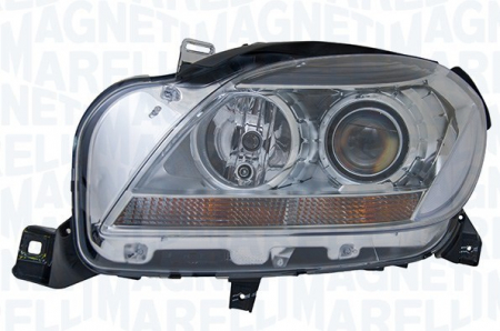Far Dreapta potrivit MERCEDES M (W166) (halogen, H7/H7/W5W, electric, cu motor, bec, culoare semnalizator: portocaliu) [2]
