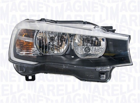 Far Dreapta (halogen, H7/PY21W/W21W/W5W, electric, cu motor, bec, culoare semnalizator: portocaliu) potrivit BMW X3 (F25), X4 (F26) [2]