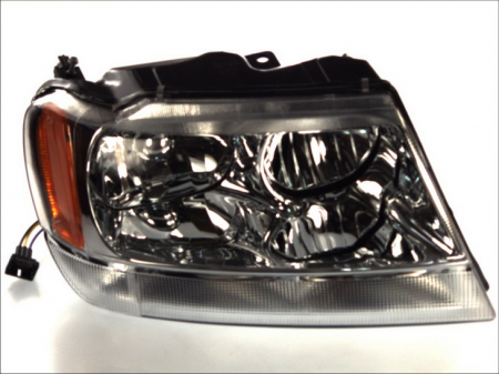 Far dreapta (HB3/HB4, electric, fundal cromat, fundal galben) JEEP CHEROKEE 2000-2008 Iluminat auto - Far dreapta (HB3/HB4, electric, fundal cromat, fundal galben) JEEP CHEROKEE 2000-2008