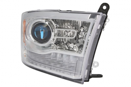 Iluminat auto - Far Dreapta HIR2/LED, manual, interior cromat 2013-2015