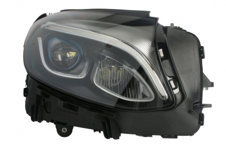Piese Auto - Far Dreapta LED, cu motor, fara controler LED, interior albastru potrivit MERCEDES GLC C253, GLC X253 potrivit MERCEDES 06.15-