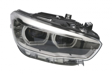 Piese Auto - Far dreapta (LED, cu motoras, fundal cromat) BMW Seria 1 dupa 2010