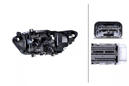 Far dreapta (LED, culoare insert: negru) potrivit BMW 1 F20, F21 03.15-06.19 [3]