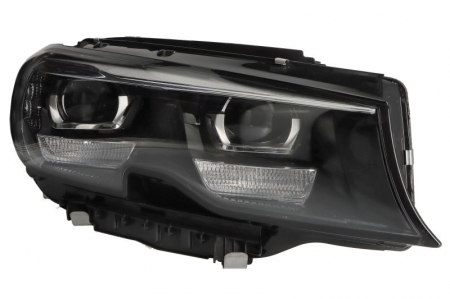 Faruri - Far Dreapta potrivit BMW 3 G20, G21 2018-2022 (LED, electric, cu motor, culoare insert: negru)