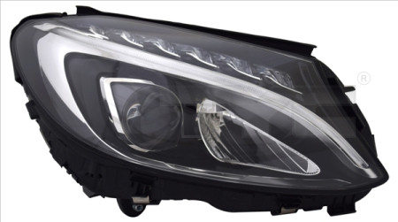 Far Dreapta LED, electric, cu motor, fara controler LED; fără modul de lumini de zi cu LED potrivit MERCEDES C-KLASA W205 2013-2018 [1]