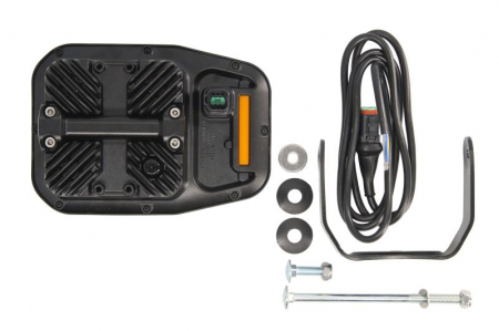 Far dreapta (LED, manual, horizontal, cu lumina de zi, culoare insert: negru, culoare indicator: portocaliu) [1]