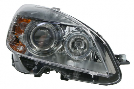 Faruri - Far Dreapta potrivit MERCEDES C T-MODEL (S204), C (W204) pana in 2010 (xenon, D1S/H7/PY21W/W5W, automat, cu motor, bec)