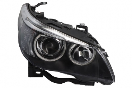Far Dreapta (xenon, D2S/H7/LED/W5W, electric, cu motor, culoare insert: negru) potrivit BMW 5 (E60), 5 (E61) [0]