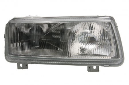 Faruri - Far fata Dreapta potrivit VW PASSAT B3/B4 (2*H1, electric, fara motoras, culoare insert: cromat)