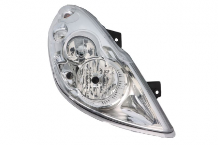 Far fata dreapta (2*H7/H1, electric, cu motor, culoare semnalizator: galben) potrivit OPEL MOVANO A, MOVANO B; RENAULT MASTER III [0]