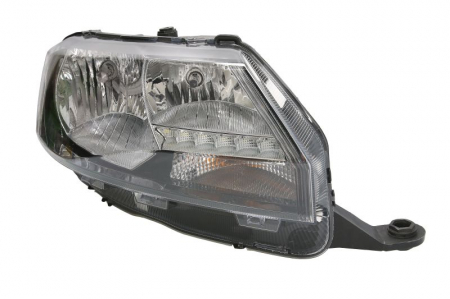 Iluminat auto - Far fata Dreapta potrivit SKODA RAPID (2*H7/LED, electric, cu motor)