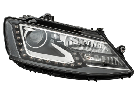 Far fata Dreapta potrivit VW JETTA IV (bi-xenon, D3S/H7/PY21W, electric, cu motor, bec) [2]