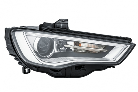 Far fata Dreapta potrivit AUDI A3 pana in 2016 (bi-xenon, D3S/LED/PSY24W, electric, cu motor) [0]