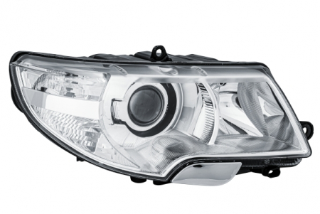 Far fata Dreapta (bi-xenon/halogen, D1S/H3/W16W/W5W, electric, cu motor, culoare insert: cromat) potrivit SKODA SUPERB II -06.13 [2]