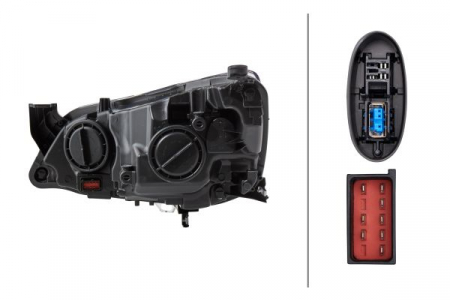 Far fata Dreapta potrivit OPEL ASTRA J, ASTRA J GTC pana in 2015 (bi-xenon/LED, D1S/H11/LED, electric, cu motor) [1]