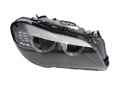 Faruri - Far fata Dreapta potrivit BMW 5 (F10), 5 (F11) 2009-2013 (bi-xenon/LED, D1S/LED, electric, cu motor)