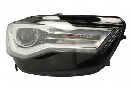 Faruri - Far fata Dreapta potrivit AUDI A6 ALLROAD C7, A6 C7 2015-2018 (bi-xenon/LED, D5S/H7/LED/PWY24W, electric, cu motor)