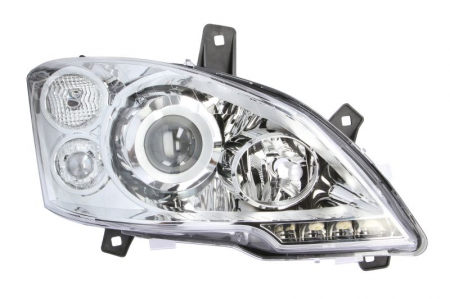 Faruri - Far fata Dreapta potrivit MERCEDES VIANO (W639) (D1S/H7/LED/PY21W/W5W, electric, manual, cu motor)