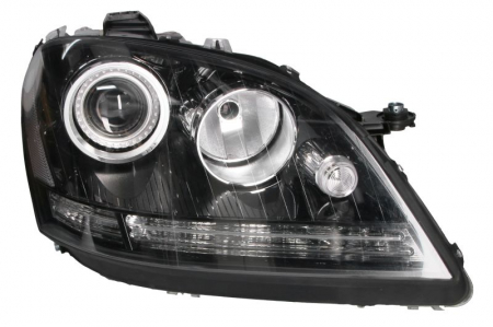 Far fata dreapta (D1S/H7/PY21W/W5W/WY5W, electric, cu motor, culoare interior: cromat, culoare semnalizator: transparent) potrivit MERCEDES M (W164) 01.05-12.07 [0]