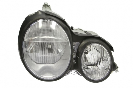 Faruri - Far fata Dreapta potrivit MERCEDES E T-MODEL (S210), E (VF210), E (W210) pana in 1999 (D2R/H7, electric, cu motor, culoare insert: cromat)