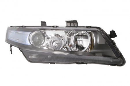 Far fata dreapta (H1, electric, fara motoras, culoare interior: cromat, culoare semnalizator: transparent) potrivit HONDA ACCORD VII [0]