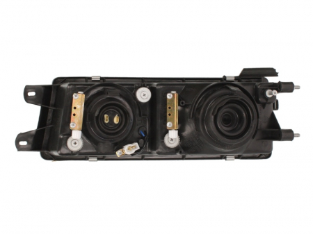 Far fata dreapta (H1/H4, mecanic, fara motoras, culoare interior: argintiu) potrivit MITSUBISHI COLT III, LANCER IV -05.92 [1]