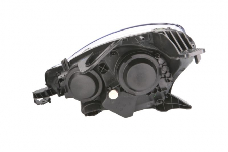 Far fata Dreapta potrivit CITROEN C3 I, C3 II (H1/H7, electric, cu motor, culoare insert: cromat, culoare semnalizator: alb) [1]