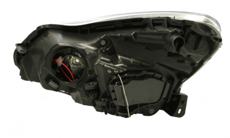 Far fata Dreapta potrivit OPEL CORSA D, CORSA D/HATCHBACK (H1/H7, electric, cu motor, culoare insert: cromat, culoare semnalizator: alb) [1]