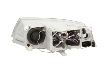 Far fata Dreapta (H1/H7, electric, cu motor, culoare insert: negru) potrivit SKODA OCTAVIA II [1]