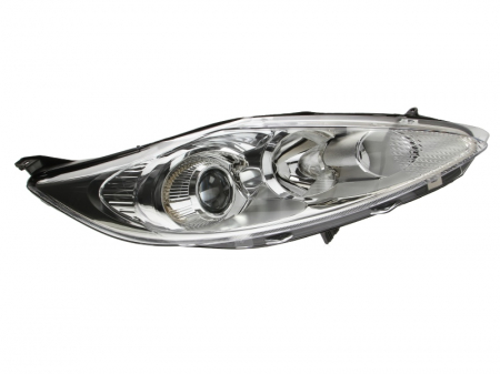 Far fata dreapta (H1/H7, electric, cu motor, culoare interior: cromat, culoare semnalizator: transparent) potrivit FORD FIESTA V, FIESTA VI [0]