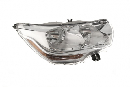 Faruri - Far fata dreapta potrivit CITROEN C4, C4 II (H1/H7, electric, cu motor, culoare interior: cromat)