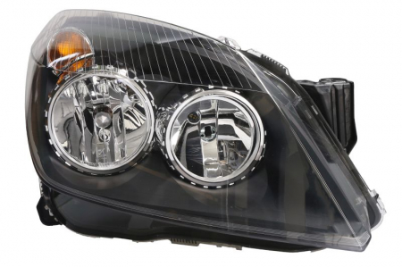 Far fata dreapta (H1/H7, electric, cu motor, culoare interior: negru, culoare semnalizator: galben) potrivit OPEL ASTRA H, ASTRA H GTC, ASTRA H/KOMBI [0]